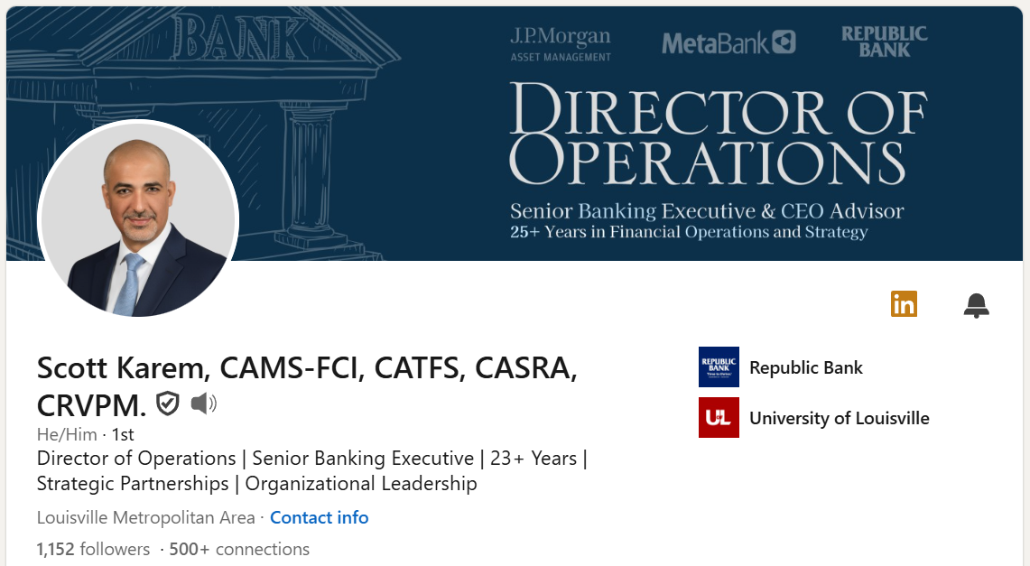 Scott's LinkedIn Profile Makeover